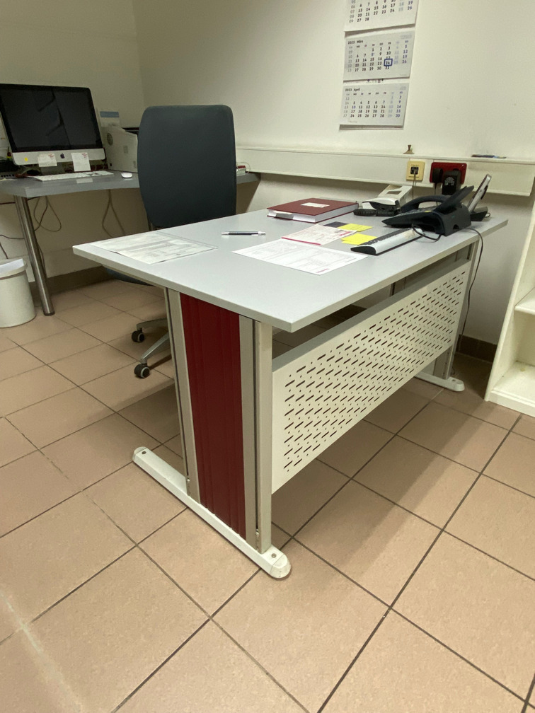 DRU-01-27-120  Mega Stahl-Beistelltisch - Tisch Modell-passend zum höhenverstellbaren Schreibtisch Produkt Nr.:919-121