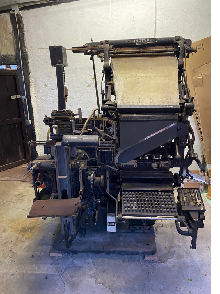 JR-65 Vintage Linotype und Phoenix Presse sowie LDS.D 100,alte Druckmaschinen,Anfang 1900-Bestzustand im Block oder einzeln