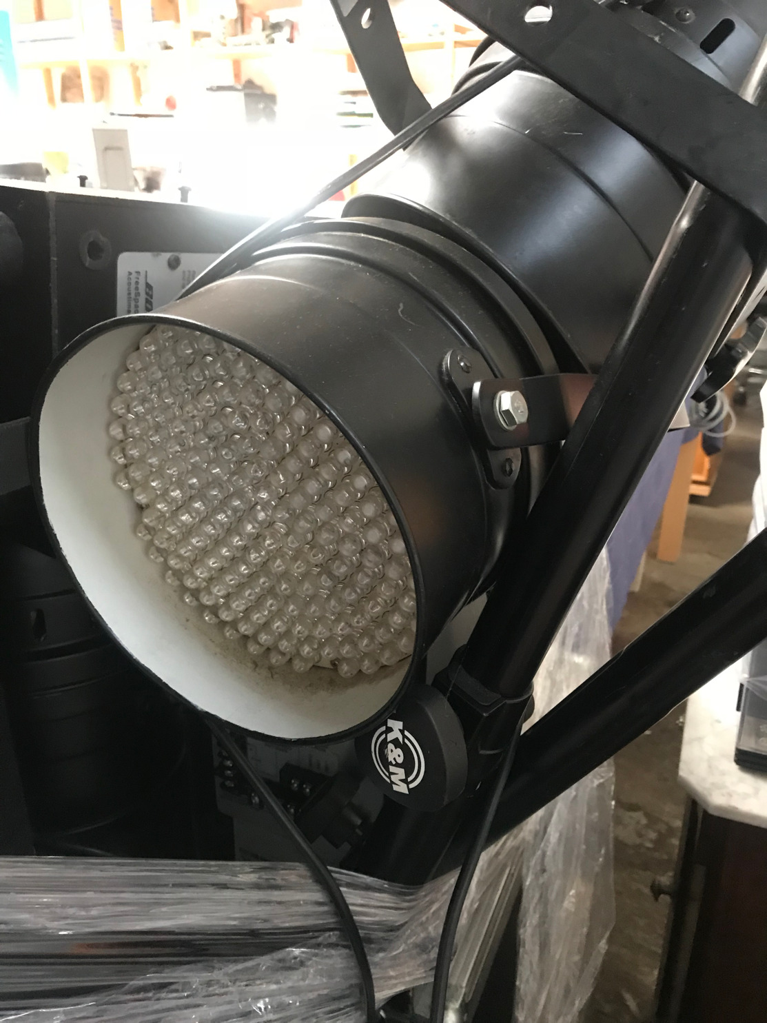 ELE 18 LED Spot Color-LED 180- Strahler Lampe bunt wechselnd-runder-Lampenkörper