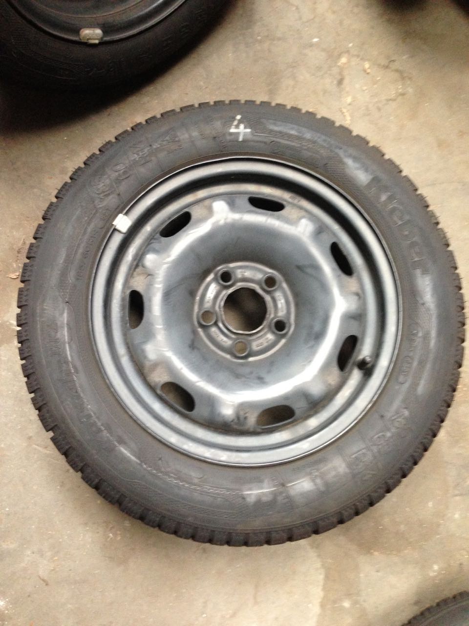  Cristalp  HP 2.Winter Reifen ( 4 Stück ) mit Stahl Felgen