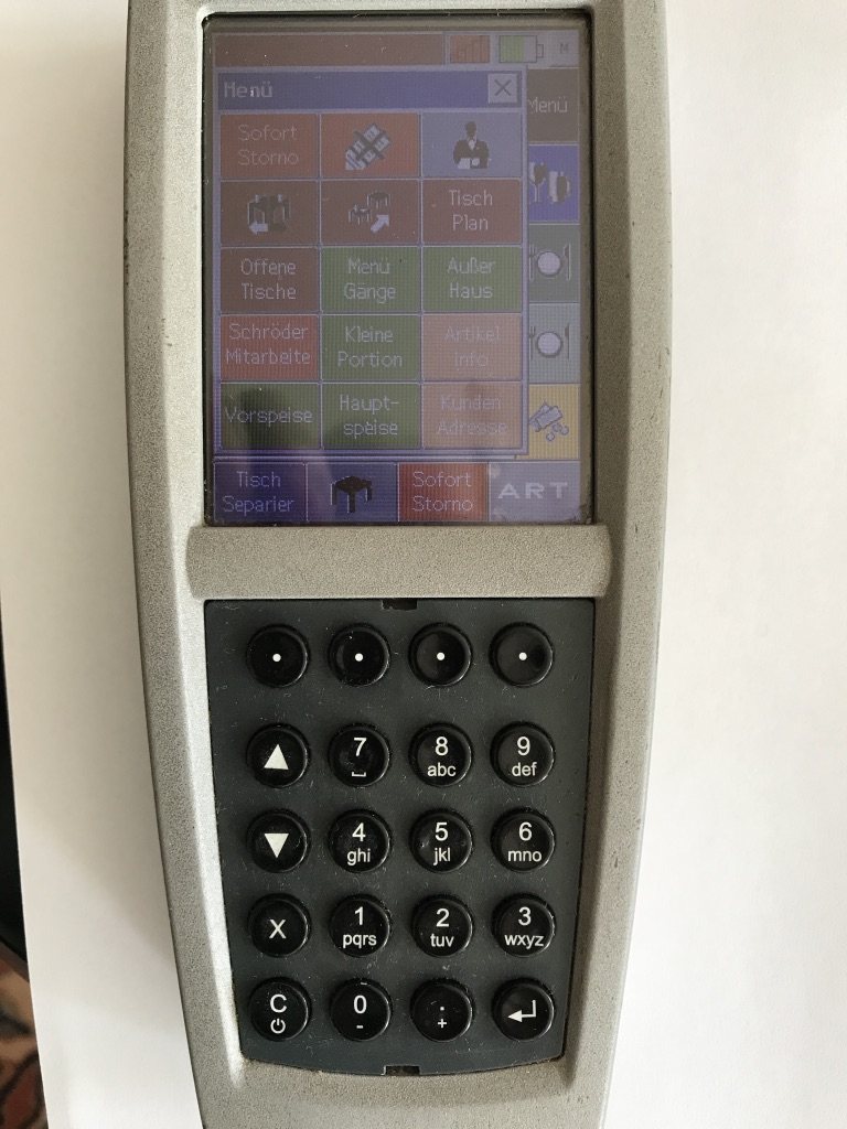 G 505 POS Mobile Pro  Kasse Kassensystem TouchScreen Bildschirm ,incl.Ladestation,3 Akku